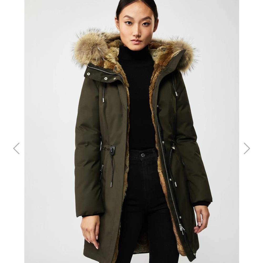 Mackage Anabel Jacket / Womans Army/Natural fur
XS